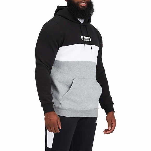 Puma Men's Double Down Hoodie Pullover Sweatshirt - Picture 13 of 14